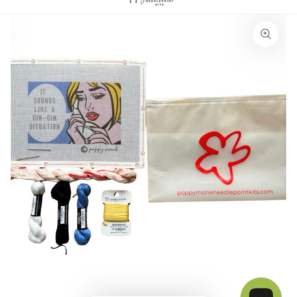 Kitted Needlepoint canvas NWT